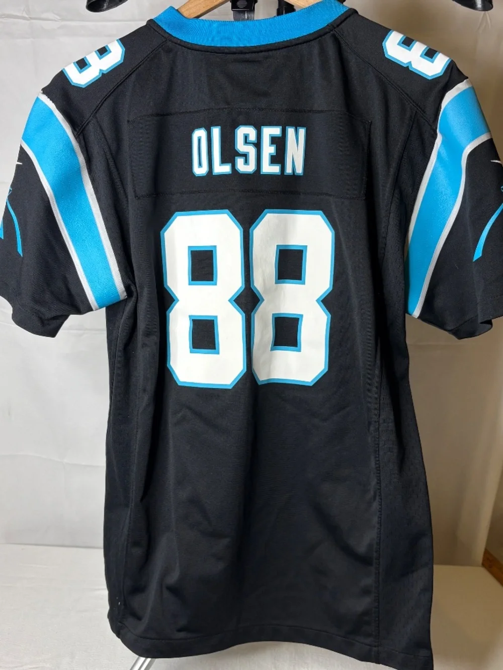 Greg Olsen 88 Carolina Panthers Jersey Nike On Field YOUTH XL Keep Pounding